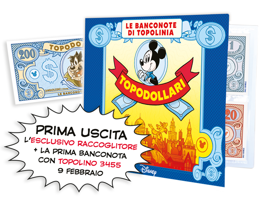 ECCO I TOPO - DOLLARI! - Topolino Sito Ufficiale