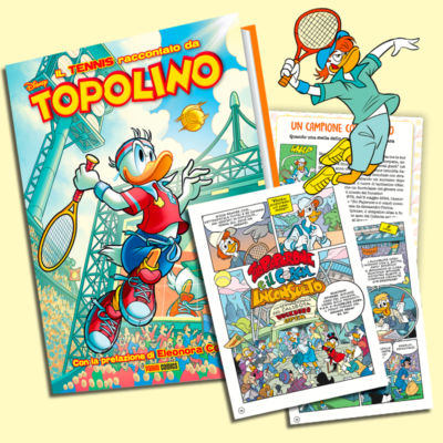 Il Topolibro dedicato al tennis!